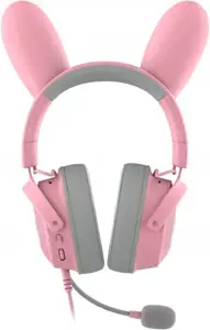 "Razer" laidinės, per ausis, kvarco, žaidimų ausinės, "Kraken V2 Pro", "Kitty Edition