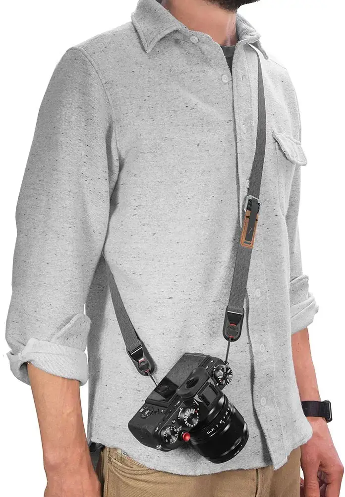 "Peak Design" fotoaparato dirželis "Leash", pelenų spalvos