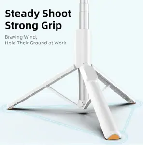 Tech-Protect selfie stick tripod L09S Bluetooth, white