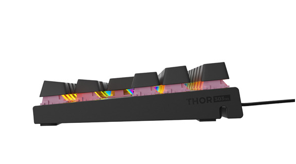 Genesis THOR 303 | Mechanical Gaming Keyboard | Wired | US | Black | USB Type-A | Outemu Peach Silent