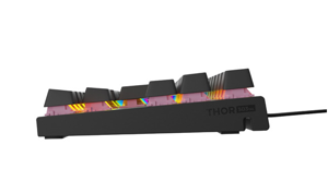 Genesis THOR 303 | Mechanical Gaming Keyboard | Wired | US | Black | USB Type-A | Outemu Peach Silent