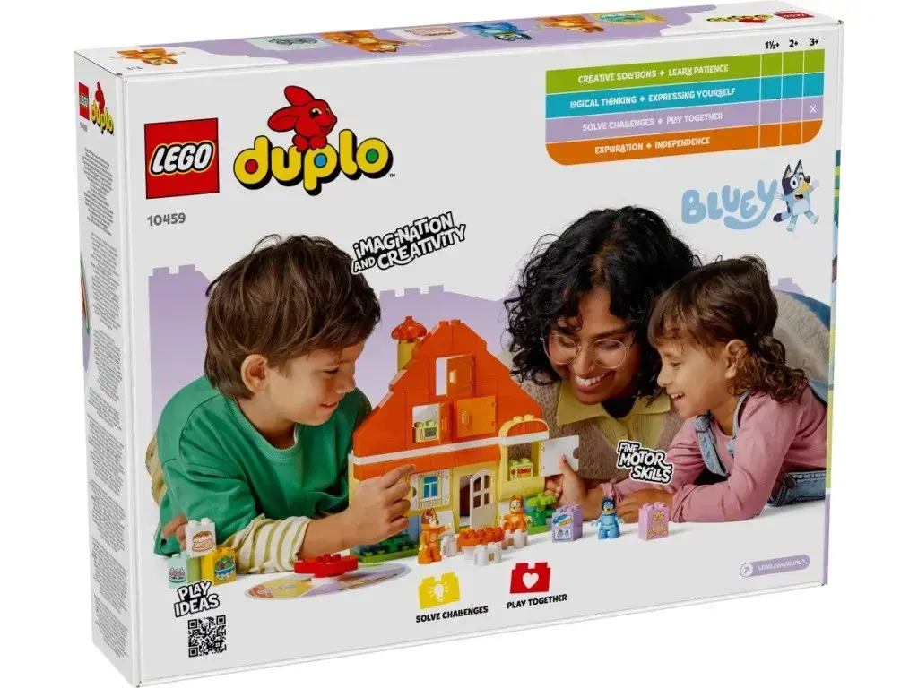 LEGO BLUEY 10459 Bluey's Family House with Memory Game