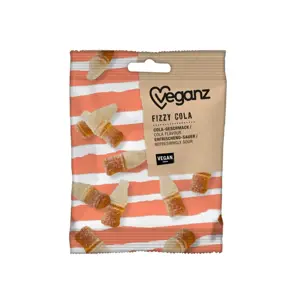 Veganiški guminukai VEGANZ Fizzy Cola, 100 g