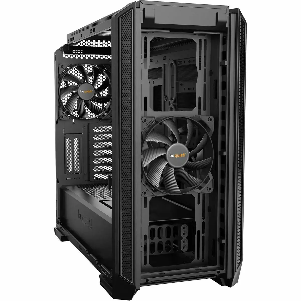 Būkite tylūs! Silent Base 601, Midi Tower, Kompiuteris, Juoda, ATX, EATX, micro ATX, Mini-ITX, Akrilonitrilo-butadieno stirenas (ABS), SECC, HDD