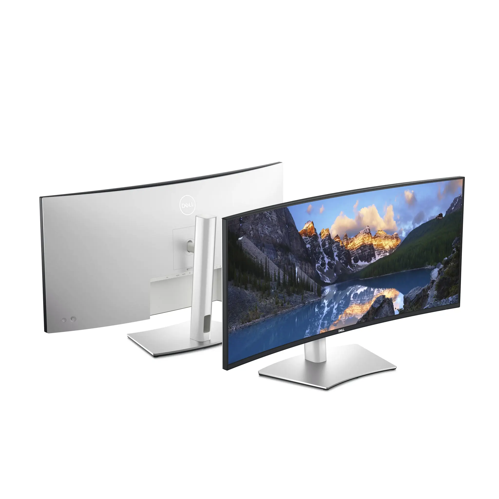 DELL UltraSharp U3824DW, 96,5 cm (38 colių), 3840 x 1600 taškų, Wide Quad HD+, LCD, 8 ms, juoda, sidabrinė