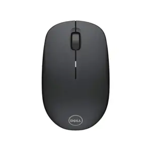 DELL Black Wireless Mouse-WM126, Ambidextrous, Optical, RF Wireless, 1000 DPI, Black