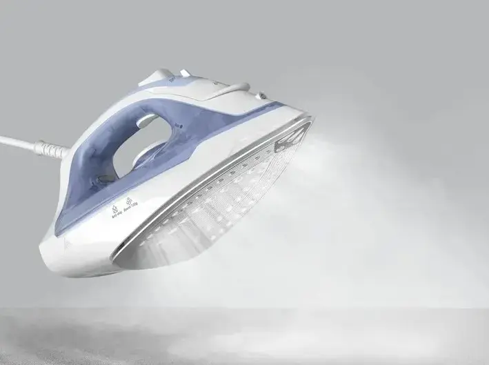 TEFAL Steam Iron | FV2C41E0 Virtuo | Steam Iron | 2000 W | Water tank capacity 240 ml | Continuous steam 27 g/min | Steam boost performance 120 g/min | Blue/White