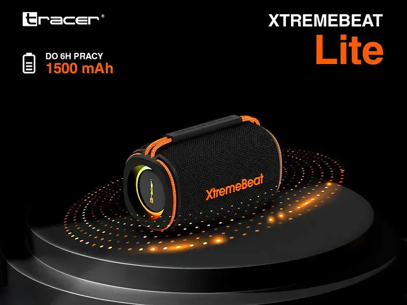 Tracer XtremeBeat Lite TWS Portable Bluetooth Speaker Black 10 W