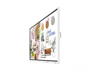 SAMSUNG FLIP PRO DIGITAL FLIPBOARD, WM85F-X, 85" UHD, FRONT (USB-C PD 65W, USB SOC, USB HUB) REAR (HDMI IN/OUT, TOUCH OUT, USB 3.0, LAN, AUDIO, OPS), WIFI WPA2 ENTERPRISE, BLUETOOTH, RS-232, TIZEN 9 (8GB RAM/64GB STORAGE) SOC, SPEAKERS (4X10W), 600X400 VESA, WHITE GRAY