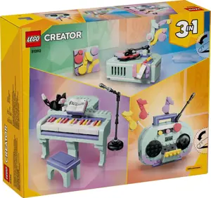 LEGO CREATOR 3 IN 1 31392 Music Decor Piano with Cat