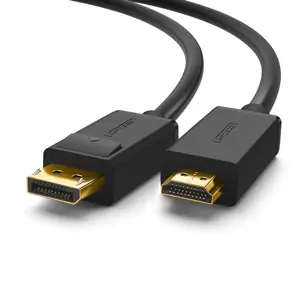 Ugreen 10203, 3 m, DisplayPort, HDMI, Male, Male, Straight