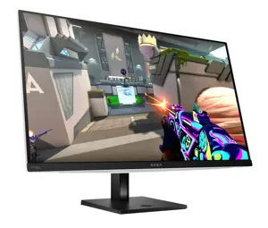 HP OMEN Transcend 32 White Backlit Gaming Charging Monitor - 31.5" 3840 x 2160 4K UHD 240Hz 250-nit AG, QD-OLED, USB-C(140W/15W)/2x HDMI/DisplayPort/Audio Jack, USB-C, 3x USB-A, KVM switch, speakers, height adjustable/tilt/pivot, 1 years