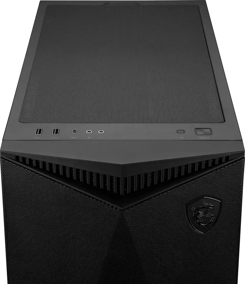 MSI MPG GUNGNIR 300P AIRFLOW, Midi Tower, Kompiuteris, Juodas, ATX, EATX, ITX, micro ATX, Žaidimų, Daugiafunkcinis
