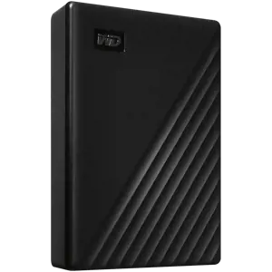 "WD My Passport" 5 TB nešiojamasis kietasis diskas USB3.0 USB2.0 suderinamas su USB2.0, juodas Mažmeninė prekyba