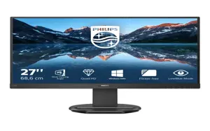Monitorius Philips B Line 276B9/00, 68.6 cm (27"), 2560 x 1440 pixels, Quad HD, LED, 4 ms, Black