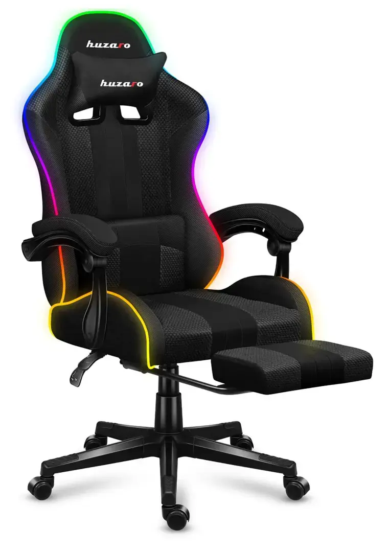 "HUZARO FORCE 4.7 RGB MESH" ŽAIDIMŲ KĖDĖ