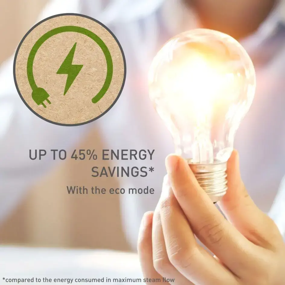 Tefal Pro Express Eco GV9E22E0 steam ironing station 2200 W 1.8 L Durilium AirGlide Autoclean soleplate Beige, White