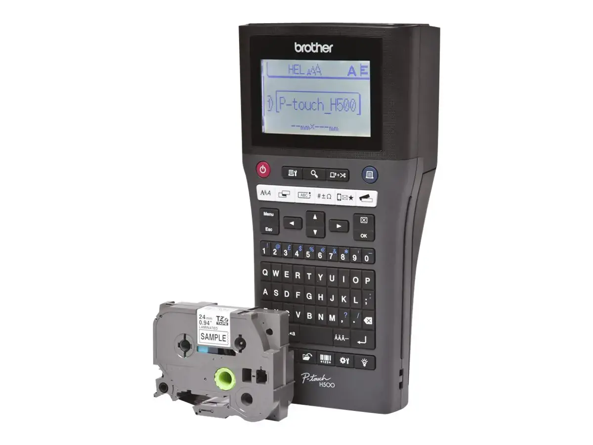 Brother PT-H500, QWERTY, TZe, 180 x 180 DPI, 30 mm/s, laidinis, juodas