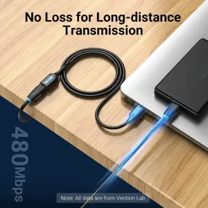 "Vention" USB 2.0 A vyriškos ir moteriškos lyties prailginimo kabelis 3M juodas PVC tipas, 3 m, USB A, USB A, USB 2.0, USB 2.0, 480 Mbps, juodas