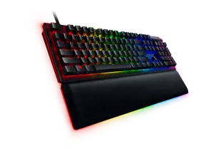"Razer Huntsman V2", optinė žaidimų klaviatūra, RGB LED apšvietimas, rusiška, juoda, laidinė