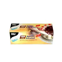 Konditeriniai maišeliai, LDPE, 80 mk, 54 x 26,5 cm,  2,6 l ,100 vnt.