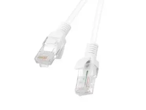 LPATCHCORD KAT.5E UTP 2M BIAŁY FLUKE PASSED LANBERG 10-PACK