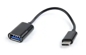 GEMBIRD AB-OTG-CMAF2-01 Gembird USB 2.0 OTG Type-C adapterio kabelis (CM/AF), lizdinė plokštelė