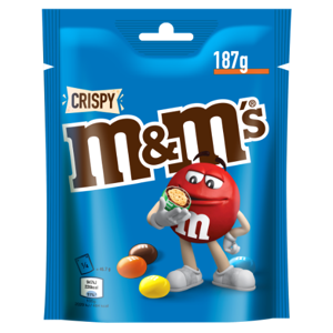 Dražė M&M's Crispy, su traškiu įdaru, 187g