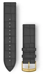 "Garmin" laikrodžio dirželis Quick Release 20 mm, juodas/aligatorius