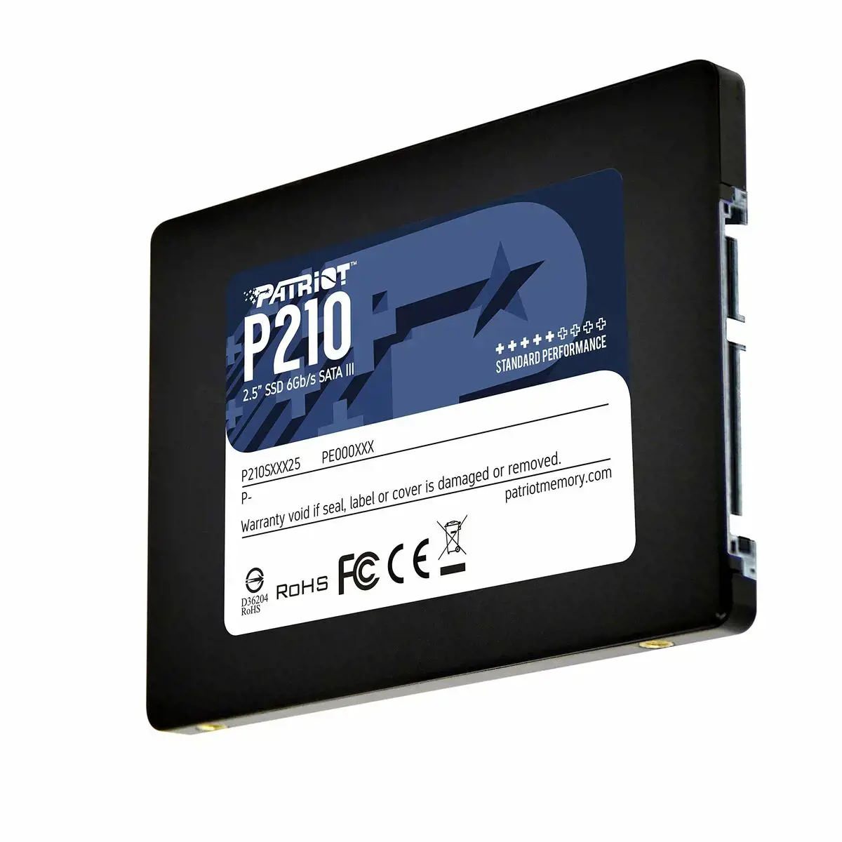 SSD diskas PATRIOT MEMORY P210 256 GB, 2.5", Serial ATA III
