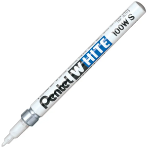 Permanentinis žymeklis PENTEL WHITE, baltos spalvos