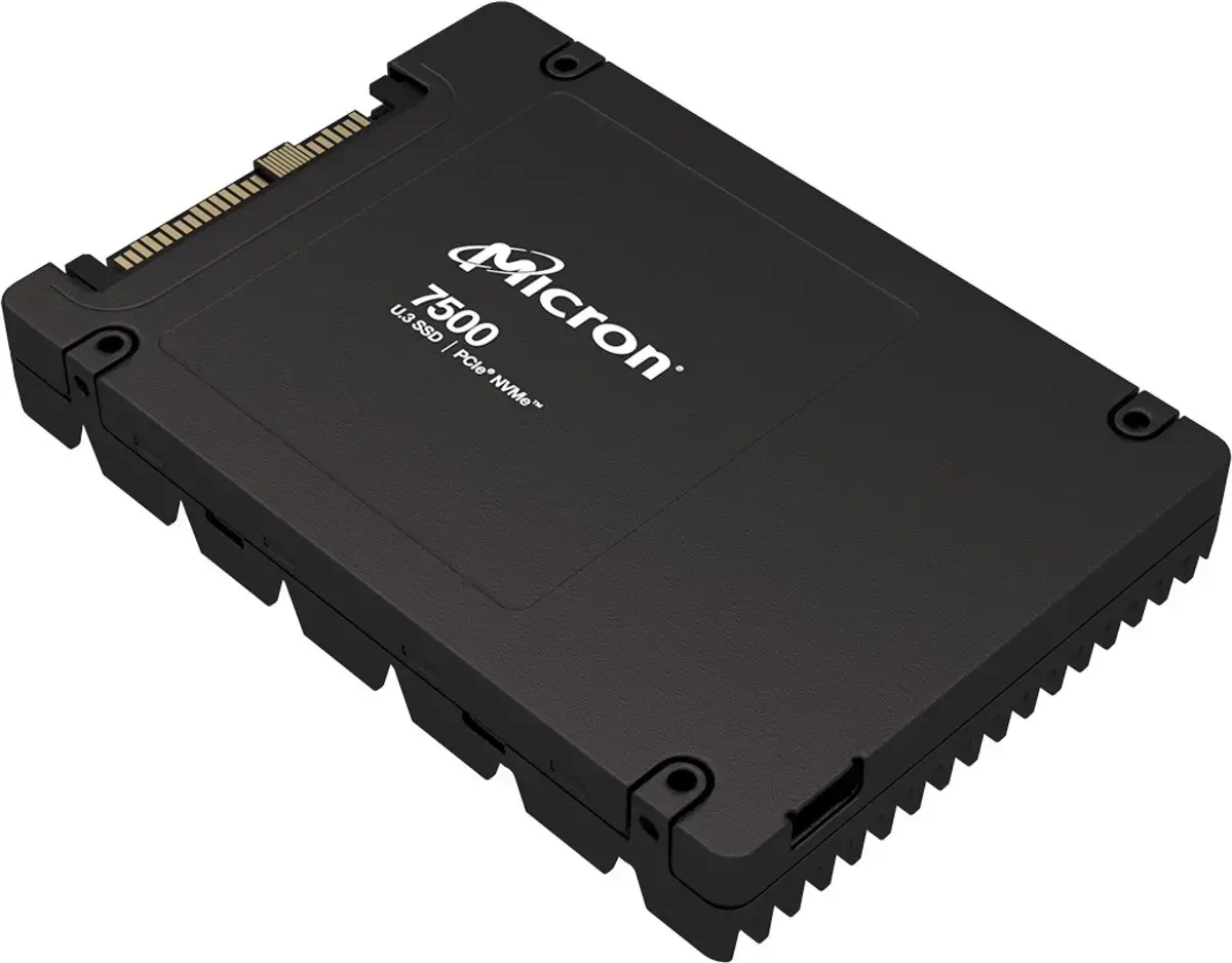 SSD Micron 7500 PRO 1.92TB U.3 (15mm) NVMe PCI 4.0 MTFDKCC1T9TGP-1BK1DABYYR (DWPD 1) TCG