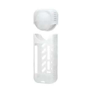 Silicone protective case + lens cover Sunnylife for Insta360 X4 (white)
