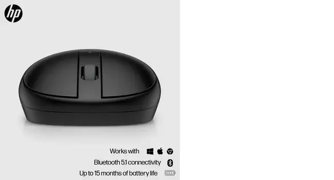 HP 245 Bluetooth Mouse, 107 mm, 60.5 mm, 29.3 mm, 54.2 g, 129 mm, 78 mm