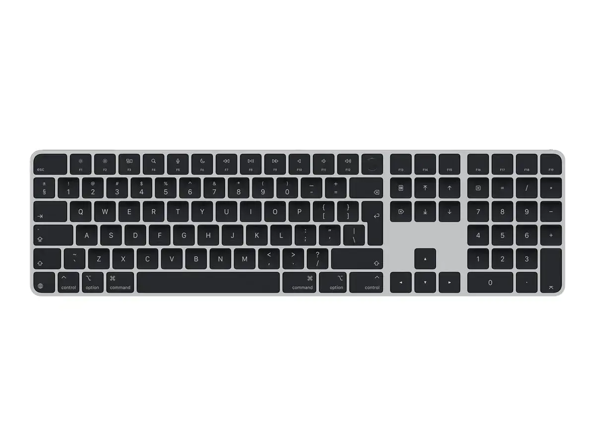 Apple Magic Keyboard with Touch ID and Numeric Keypad for Mac models with Apple silicon | Keyboard | Wireless | English | Black