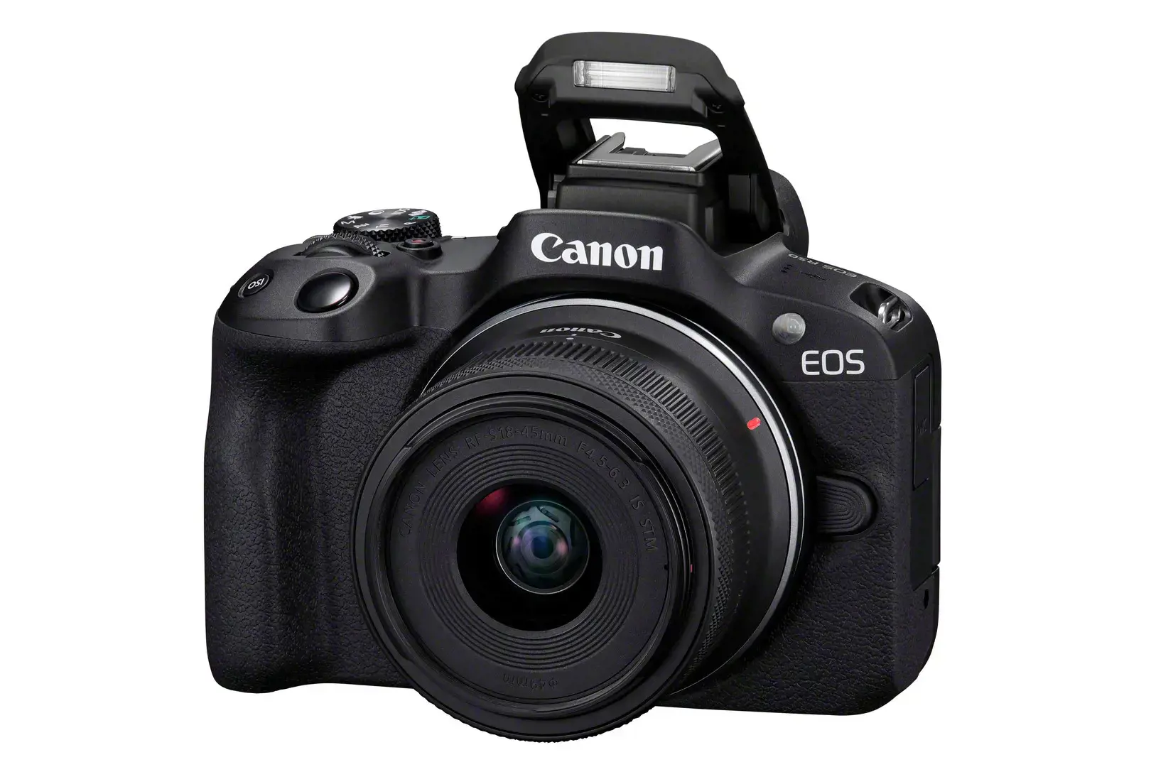 "Canon EOS R50", juoda + RF-S 18-45mm F4.5-6.3 IS STM rinkinys, 24,2 MP, 6000 x 4000 taškų, CMOS, 4K Ultra HD, jutiklinis ekranas, juoda