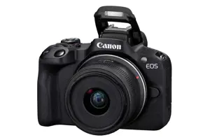 "Canon EOS R50", juoda + RF-S 18-45mm F4.5-6.3 IS STM rinkinys, 24,2 MP, 6000 x 4000 taškų, CMOS, 4K Ultra HD, jutiklinis ekranas, juoda