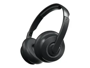 "Skullcandy" belaidės ausinės Cassette Wireless/Wired, On-Ear, mikrofonas, 3,5 mm, "Bluetooth", juodos spalvos