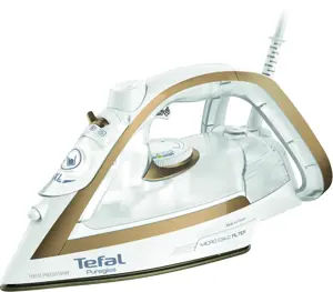Tefal Puregliss FV8042, Dry & Steam iron, Durilium AirGlide Autoclean soleplate, 2 m, 280 g/min, Br…