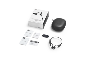 SHOKZ OpenComm2 2025 Upgrade Wireless Bluetooth Bone Conduction Videoconferencing Headset with USB-C Charging Port | 16 Hr Talk Time, 29m Wireless Range, 1 Hr Charge Time | Includes Noise Cancelling Boom Mic, Black, Wireless, Office/Call center, 35 g, Headset, Black