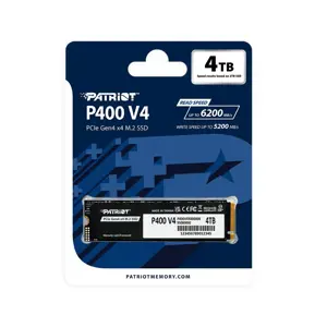 SSD Patriot P400 V4 M.2 PCI-Ex4 NVMe 4TB 6.2GB/s (P400VP4TBM28H)