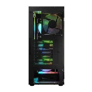 Logic PORTOS ARGB MINIDI USB 3.0 korpusas Juodas