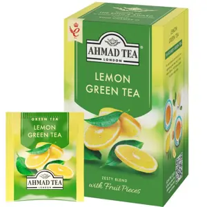 Arbata AHMAD ALU GREEN LEMON TEA, 20 vokelių su siūlu