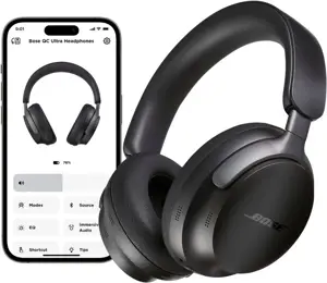 "Bose" belaidės ausinės "QuietComfort Ultra", juodos spalvos