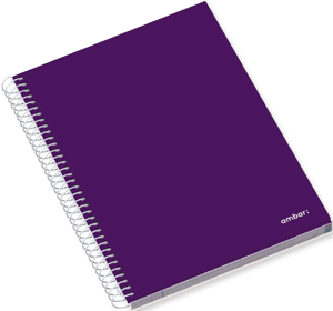 A5 PP Cover 80F 70G Ambar School Sq