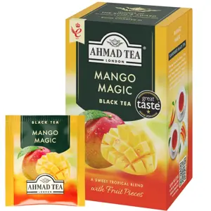 Arbata AHMAD ALU MANGO, vokeliuose 20 vnt po 2 g