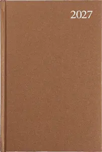 Darbo knyga STANDARD 2027, PVC, A5, ruda LT