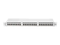 LANBERG PPS5-1024-S Lanberg Patch Panel 24 port 1U, cat. 5e, shielded, grey