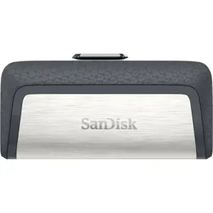 "SanDisk Ultra Dual Drive" USB Type-C atmintinė 128 GB; EAN:619659142063