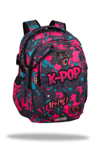 Kuprinė CoolPack CAMPUS  K-POP DARK, dviejų skyrių